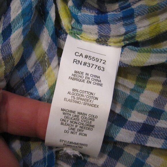 C&C California Mirage Waist-Tie Sleeveless Crinkle Shirt Top Size M Hi-Low Hem - Picture 7 of 10